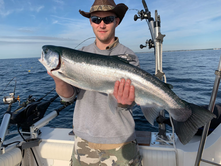 Lake Michigan Coho Salmon Fin N' Fly Sportfishing